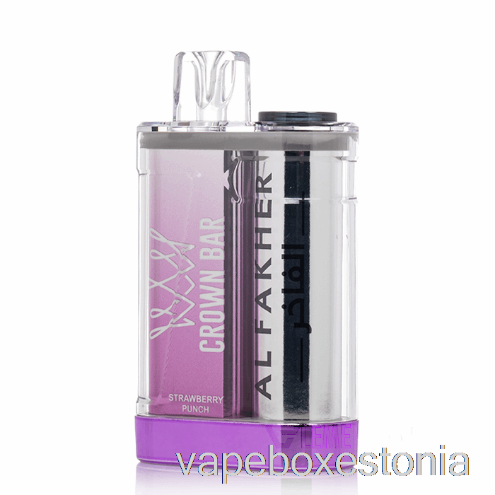 Vape Box Estonia Al Fakher Kroonpulk Kristall 9000 ühekordne Maasika Punš